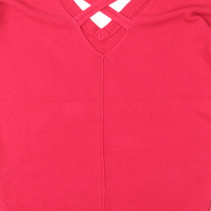Matalan Womens Pink  Knit Pullover Jumper Size 8