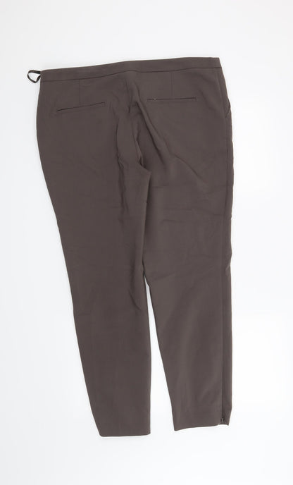 Womens UK Size 38 in NEXT Regular Fit  Brown Trousers