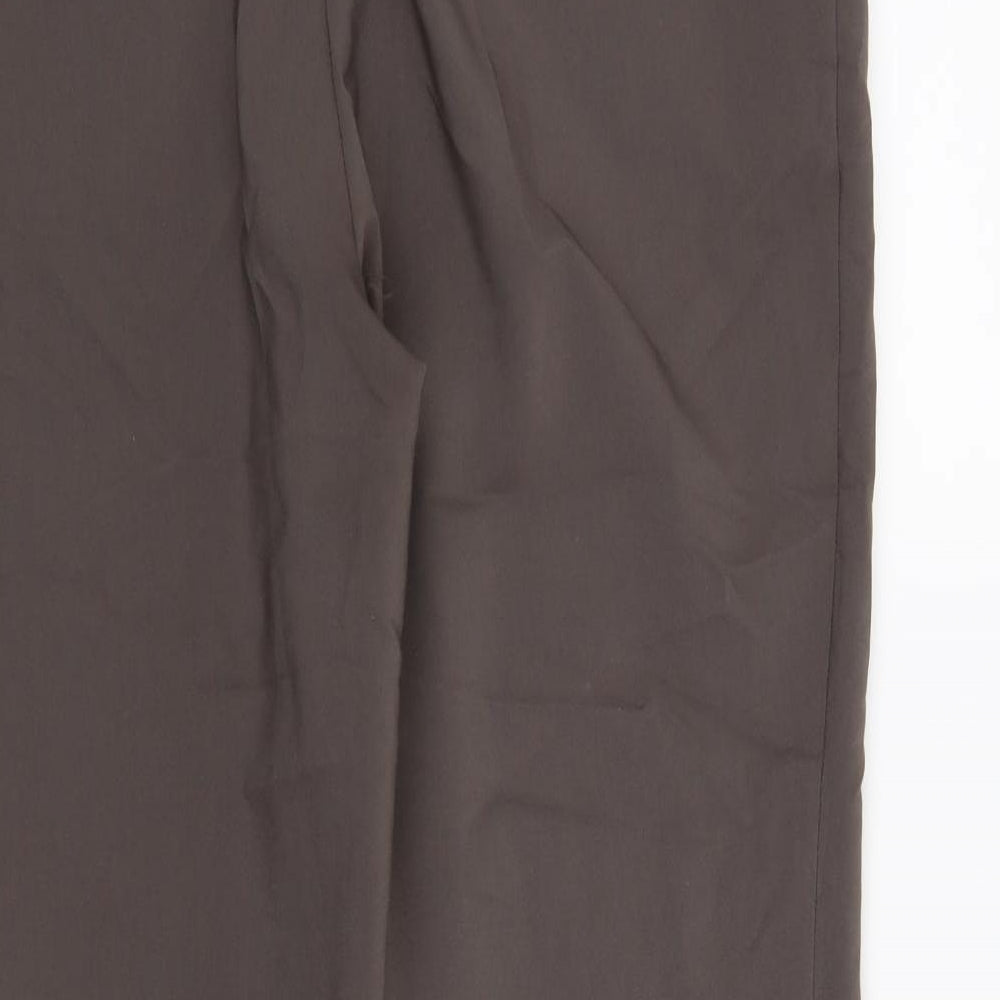 Womens UK Size 38 in NEXT Regular Fit  Brown Trousers