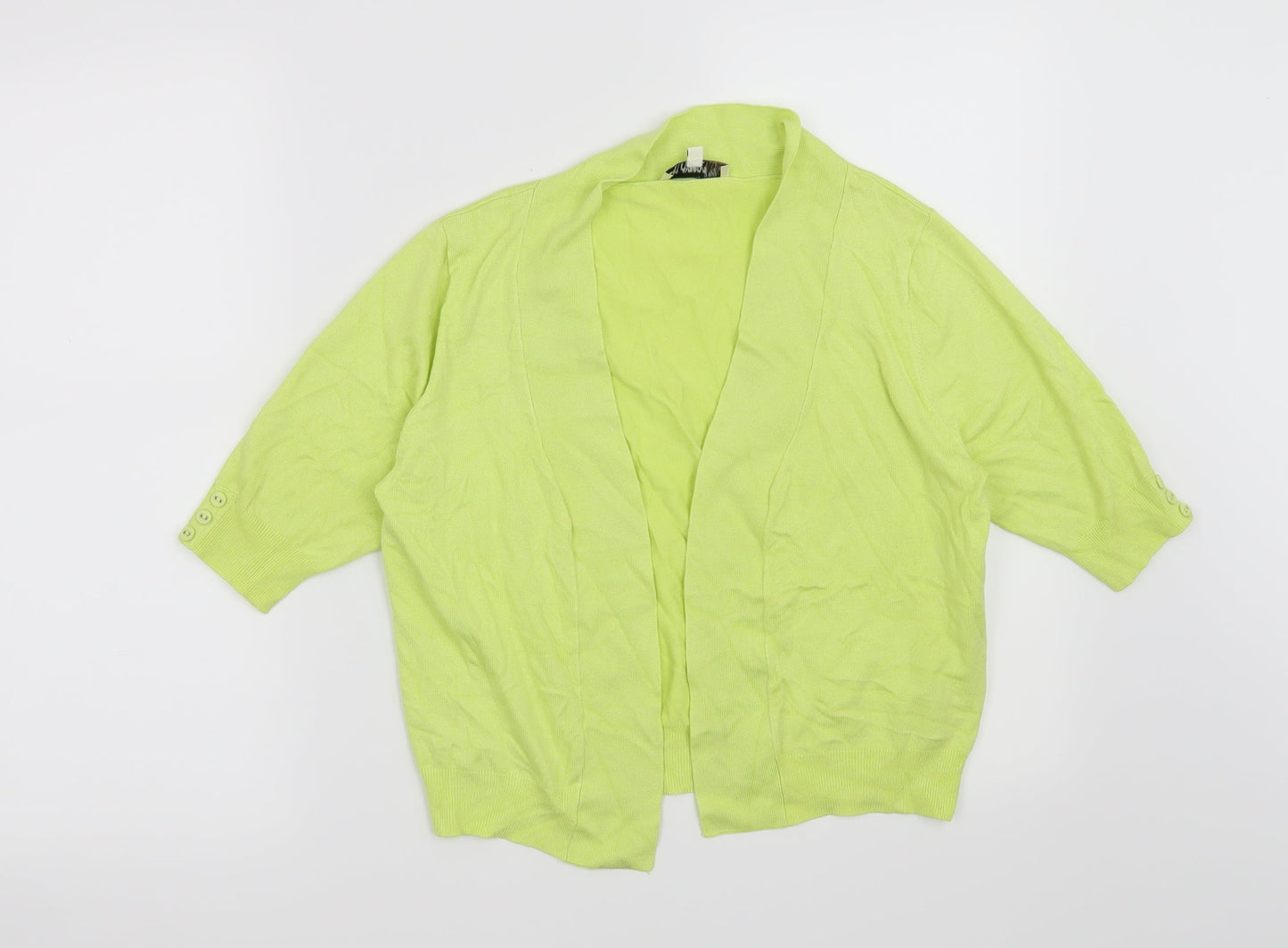 First Avenue Womens Green   Cardigan Jumper Size 12