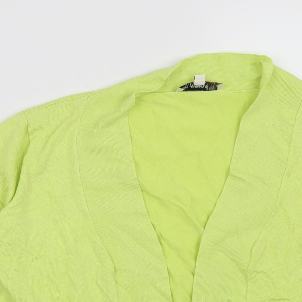 First Avenue Womens Green   Cardigan Jumper Size 12