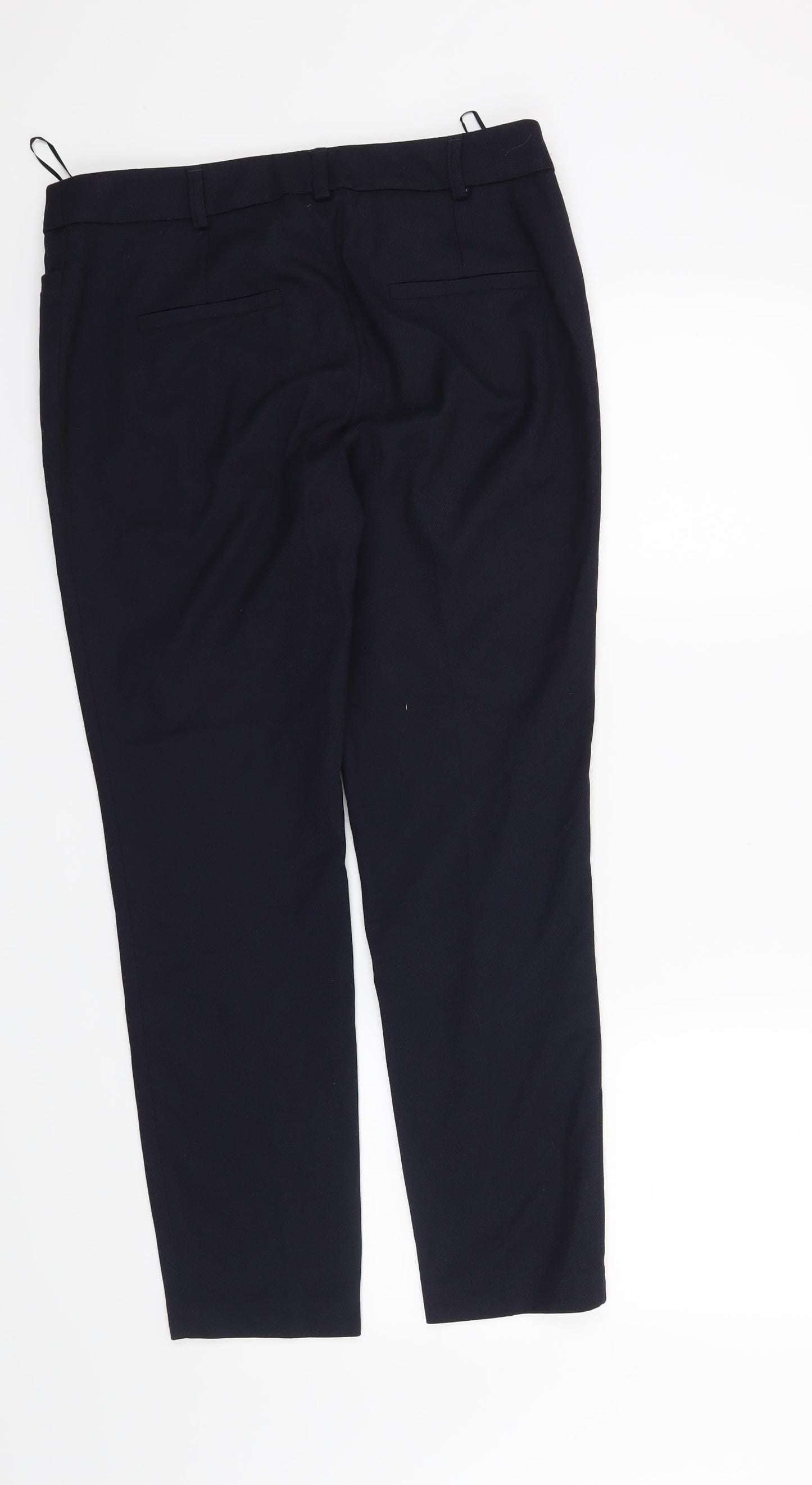 Womens UK Size 10 NEXT Regular Fit  Blue Trousers