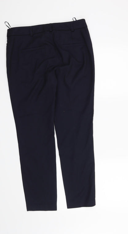 Womens UK Size 10 NEXT Regular Fit  Blue Trousers