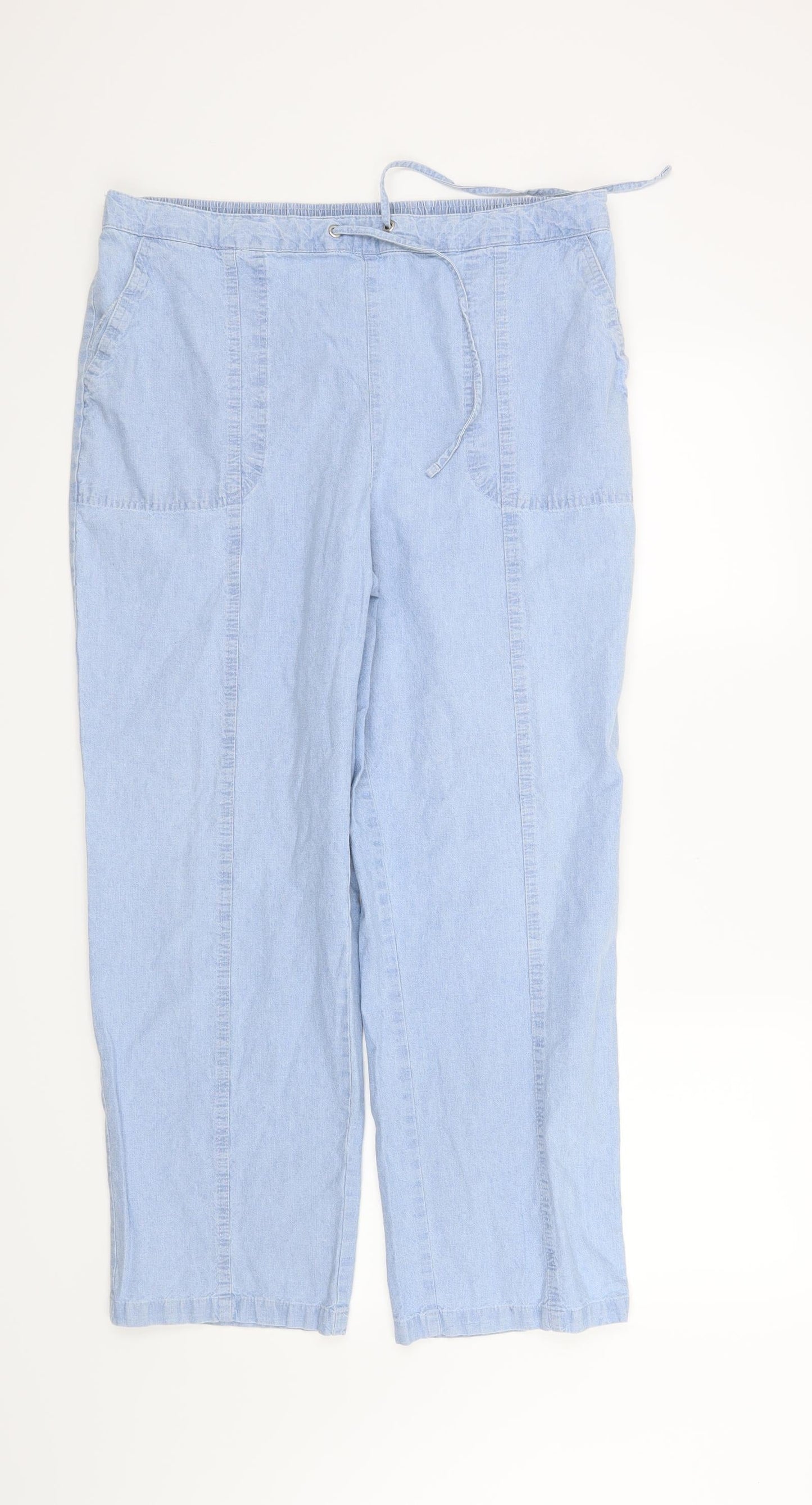 Isle Womens Blue   Straight Jeans Size 16 L27 in