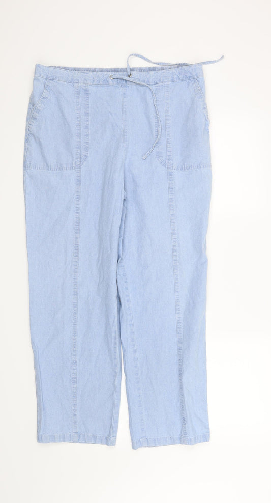 Isle Womens Blue   Straight Jeans Size 16 L27 in