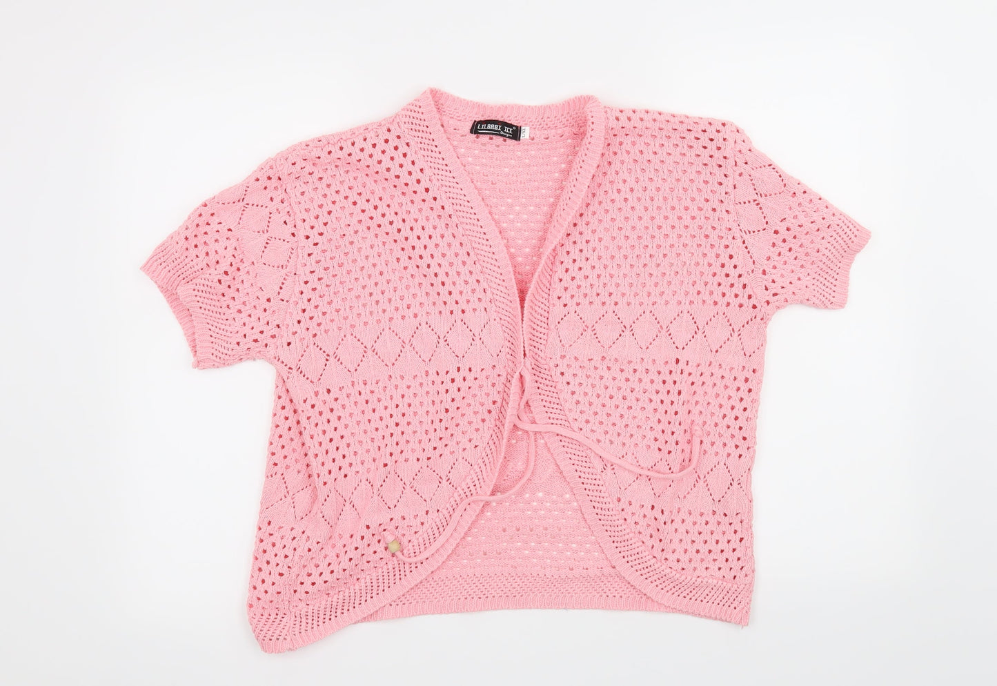 Preworn Womens Pink   Cardigan Jumper Size L