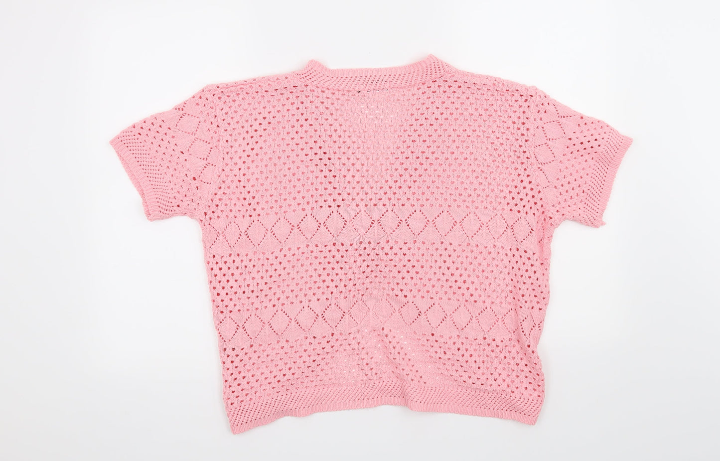 Preworn Womens Pink   Cardigan Jumper Size L
