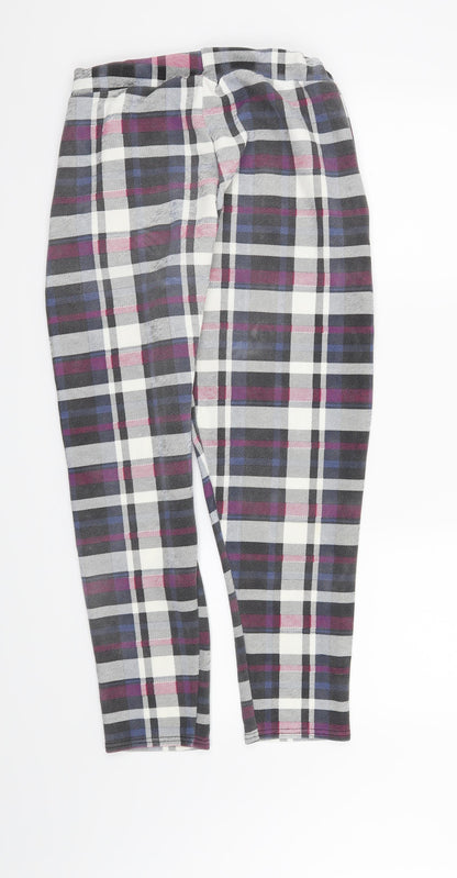 Womens UK Size 14 Preworn Regular Fit  Grey Trousers
