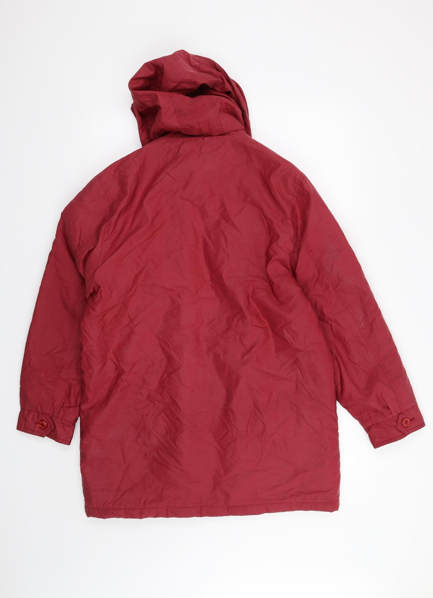 Womens UK Size 12 Wishwood Red Overcoat
