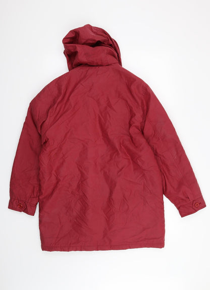 Womens UK Size 12 Wishwood Red Overcoat