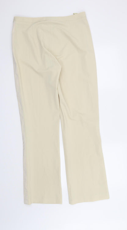 Betty Jackson Womens Beige   Trousers  Size 34 in L31 in