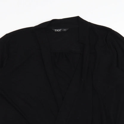 Womens UK Size 10 Tigi Black Basic T-Shirt