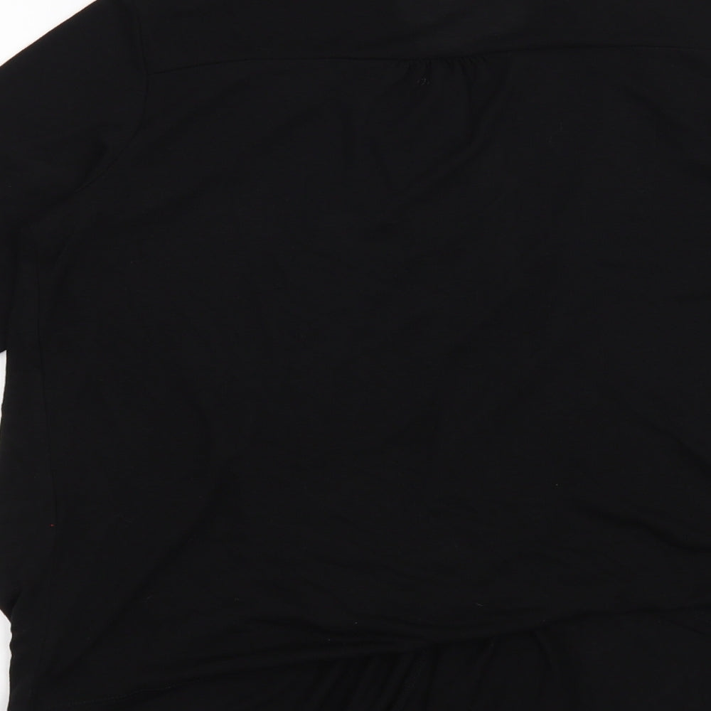 Womens UK Size 10 Tigi Black Basic T-Shirt