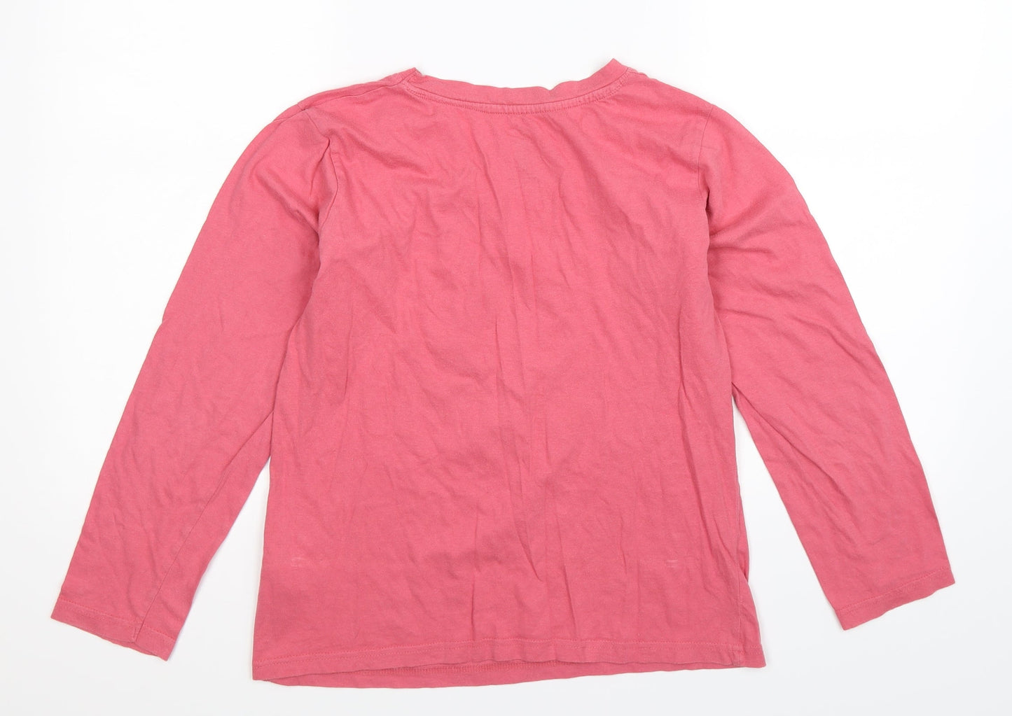 Womens UK Size 8 Disney Pink Basic T-Shirt