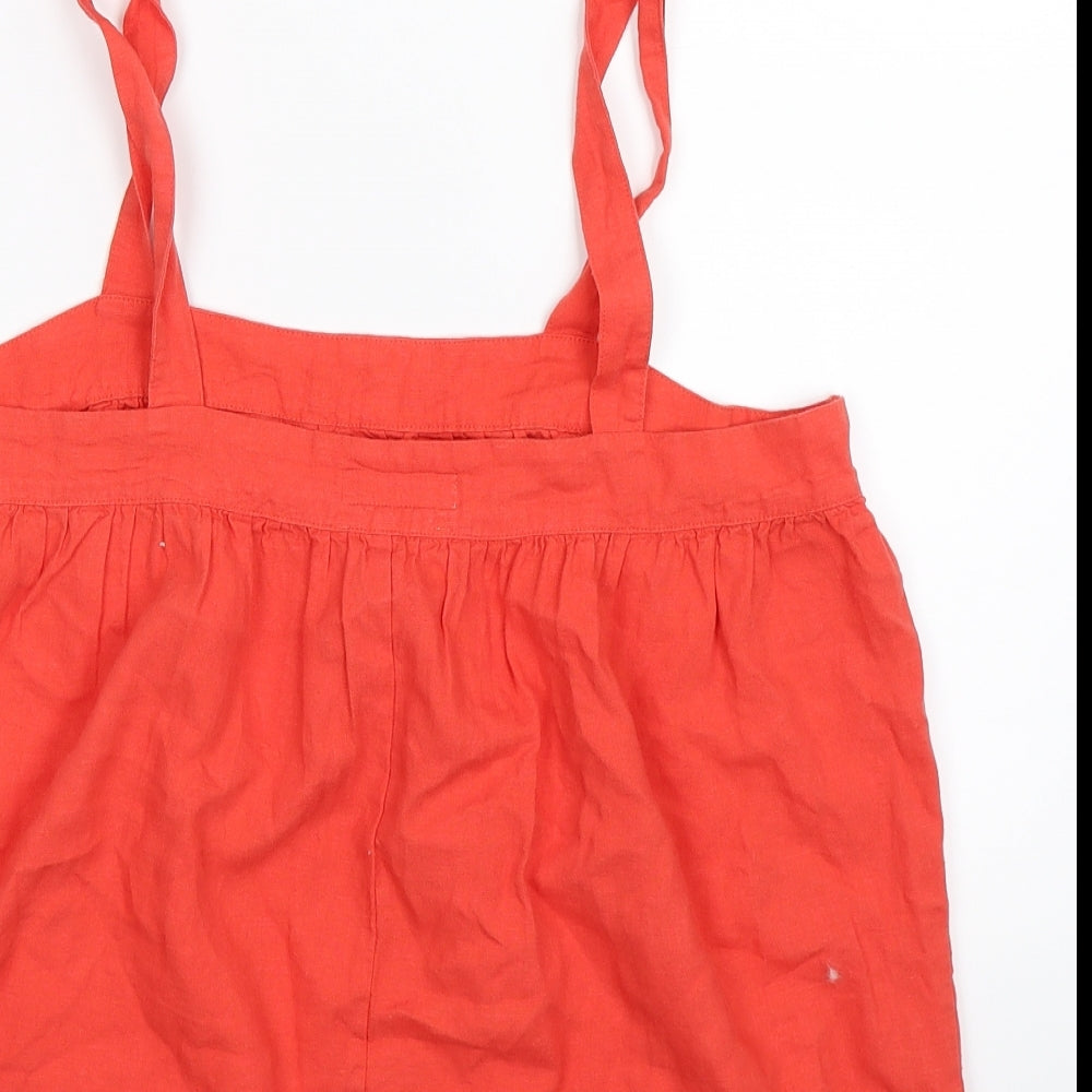 Womens UK Size 12 F&F Pink Basic Tank