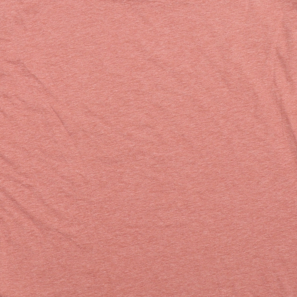 Womens UK Size 8 Day Dreams Beige Basic T-Shirt