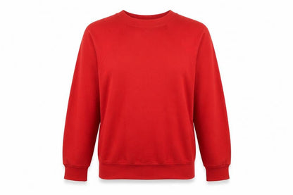 Womens Red   Pullover Sweatshirt Size L