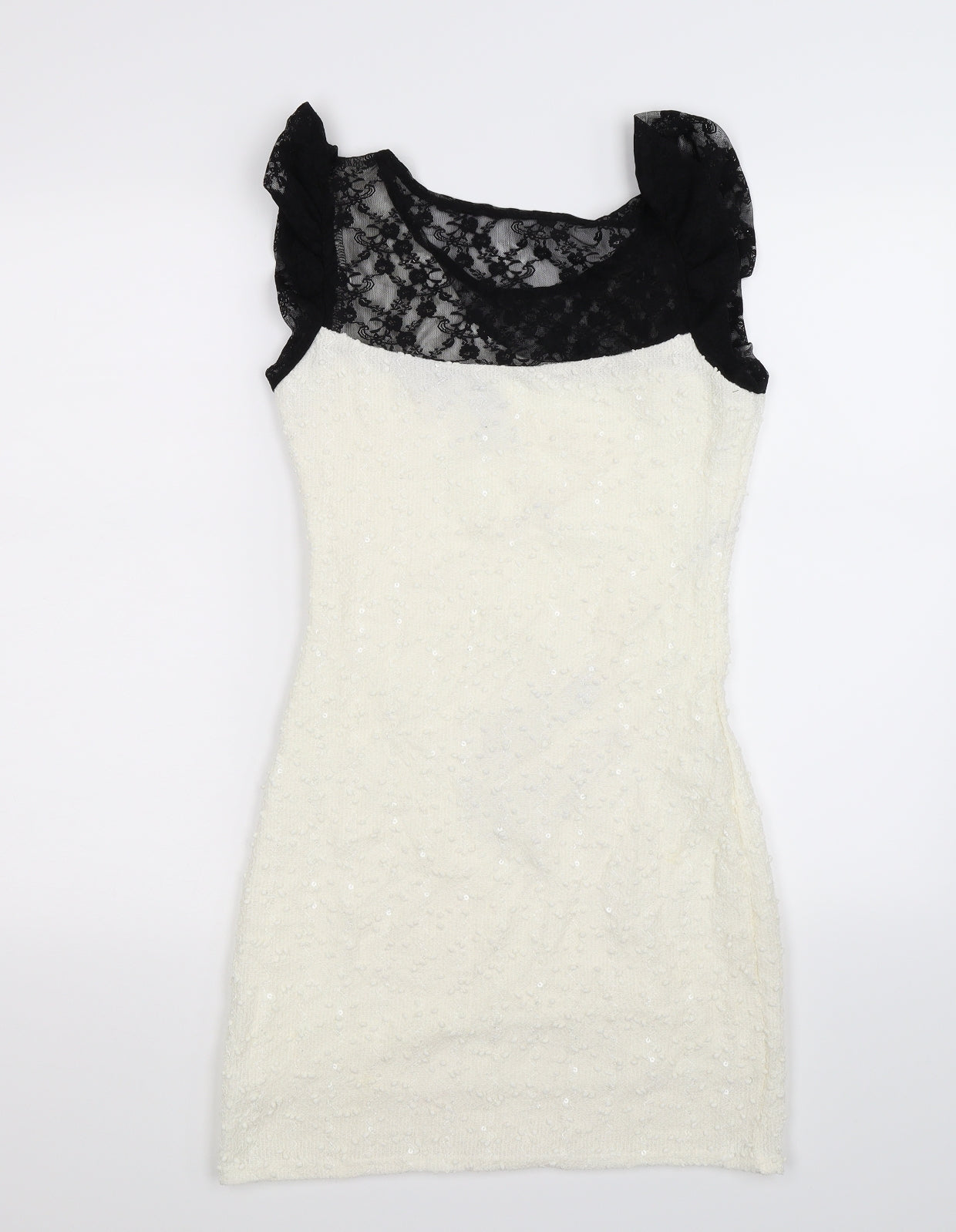 Preworn Womens White   Bodycon  Size S