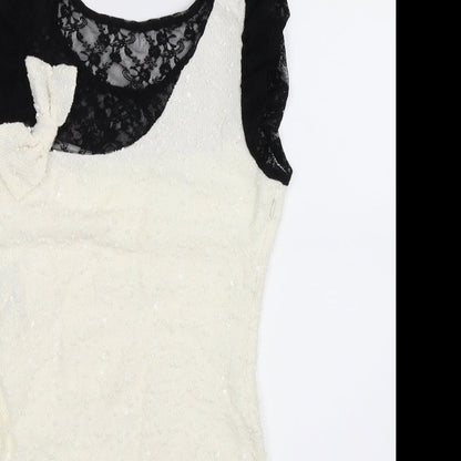 Preworn Womens White   Bodycon  Size S