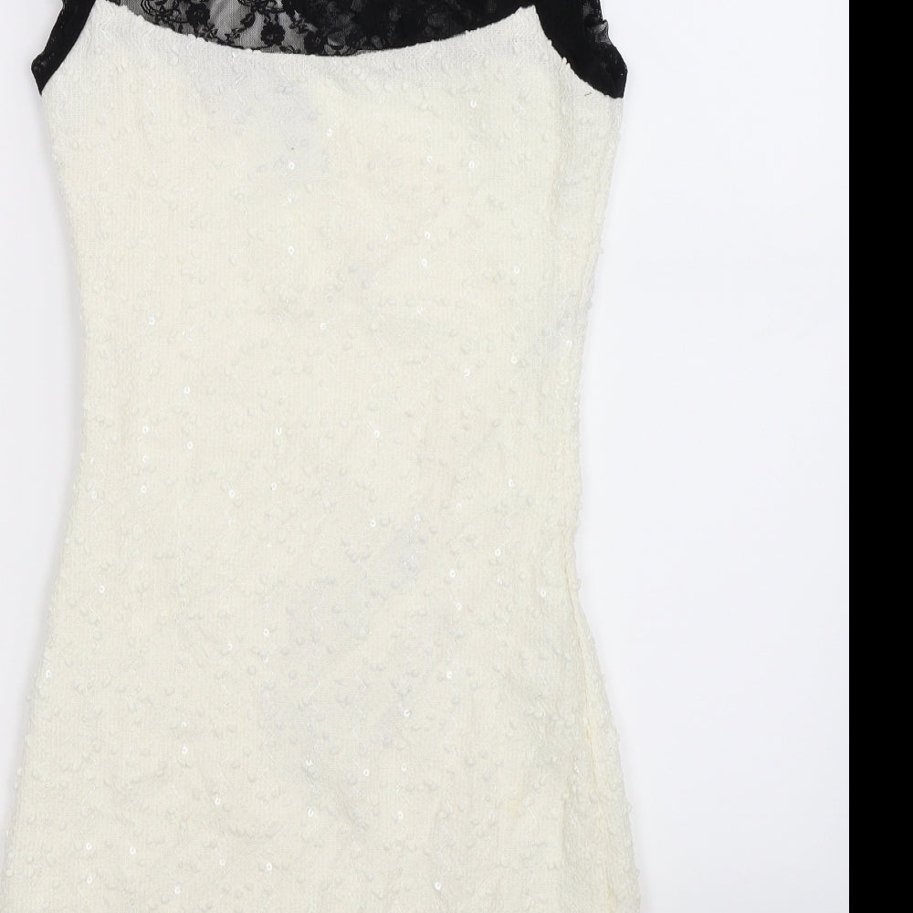Preworn Womens White   Bodycon  Size S