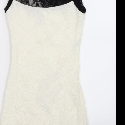 Preworn Womens White   Bodycon  Size S