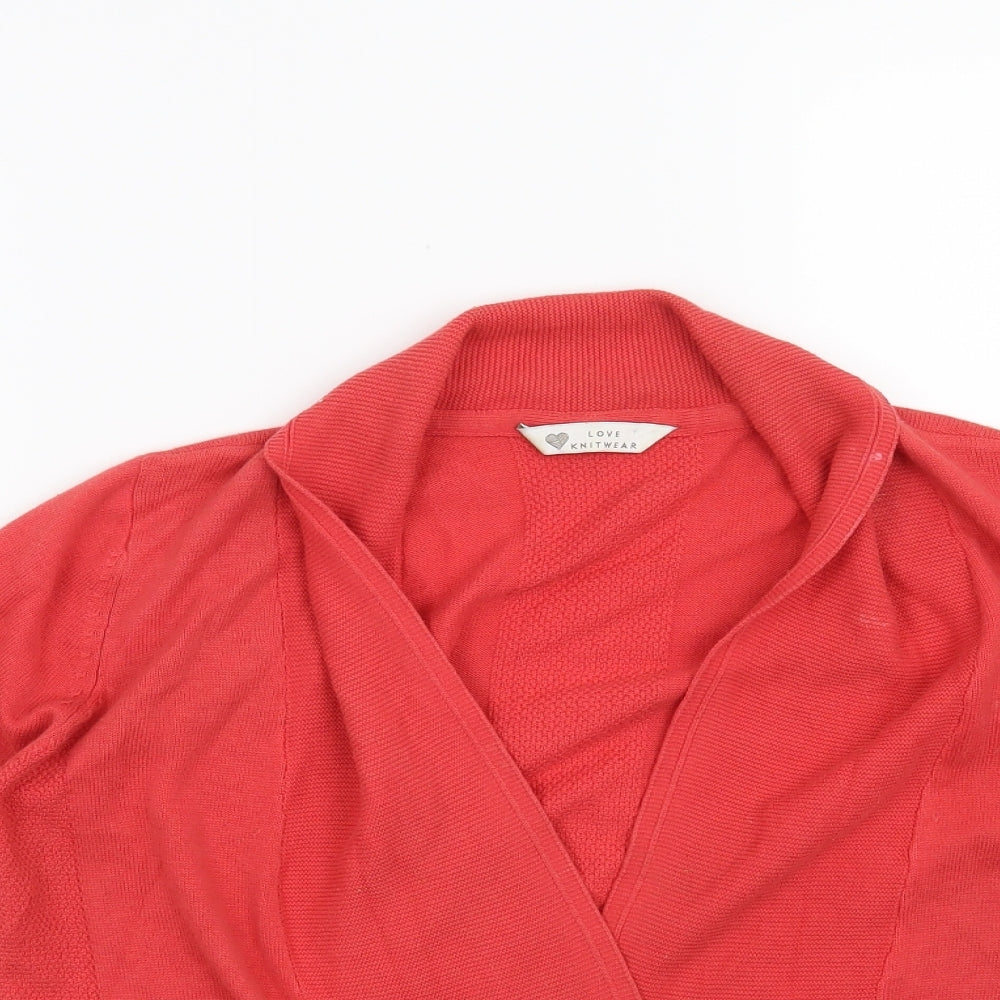 BHS Womens Pink   Cardigan Jumper Size 10