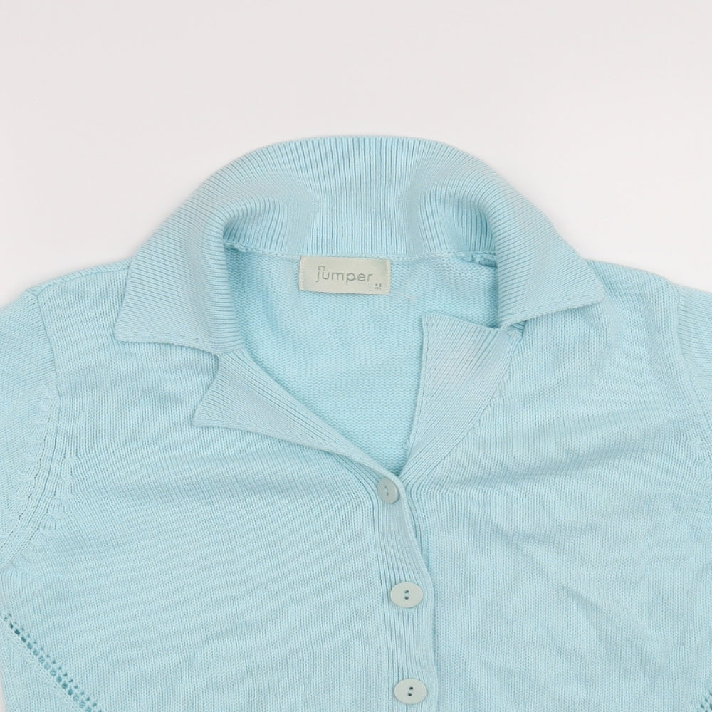 Jumper Womens Blue   Cardigan Jumper Size M