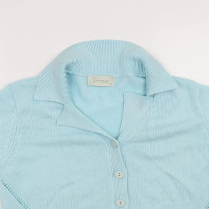 Jumper Womens Blue   Cardigan Jumper Size M
