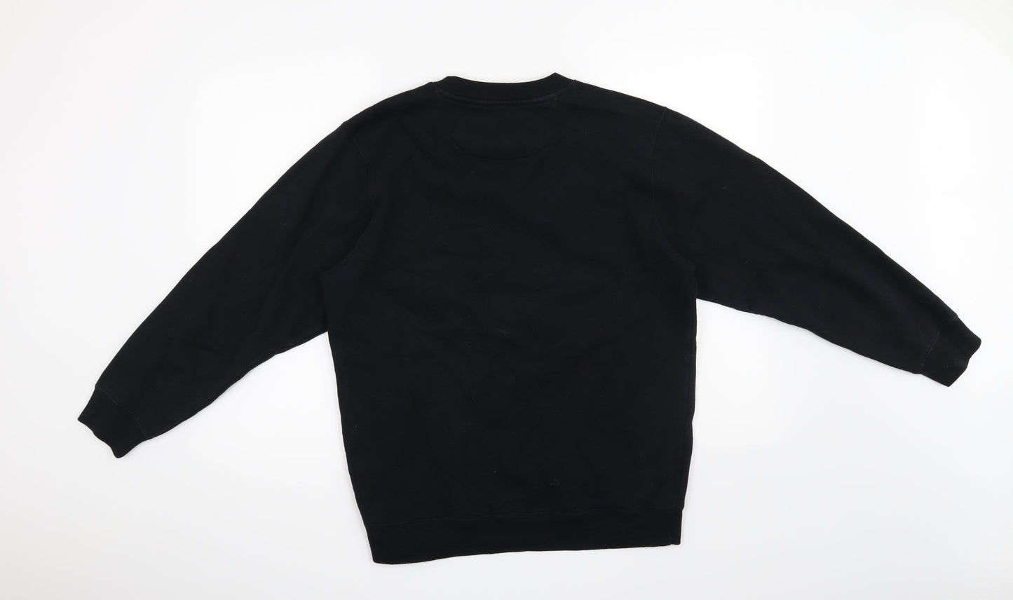 Active Mens Black   Pullover Jumper Size S