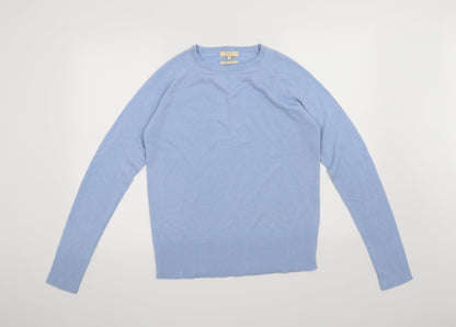 Classic  Womens Blue   Pullover Jumper Size M