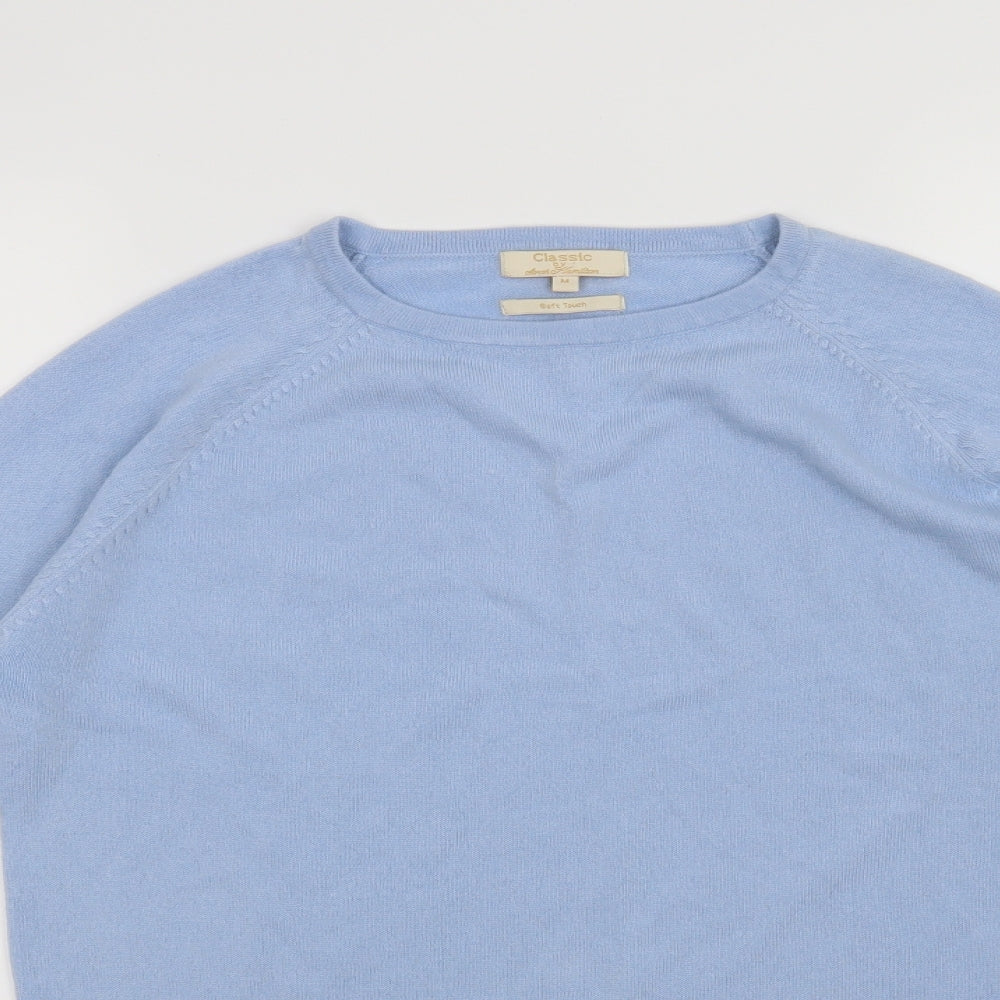 Classic  Womens Blue   Pullover Jumper Size M