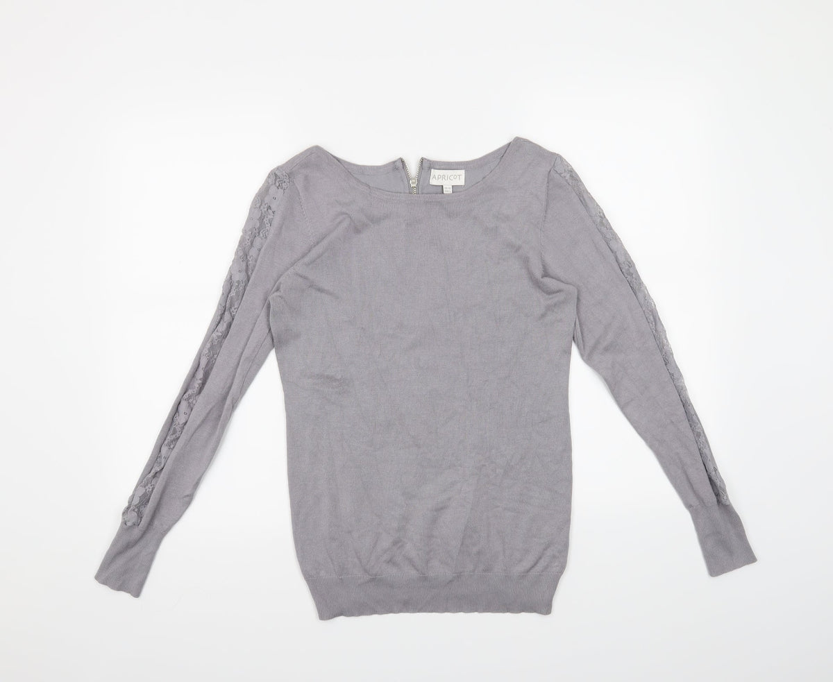 Apricot Womens Grey   Pullover Jumper Size 14