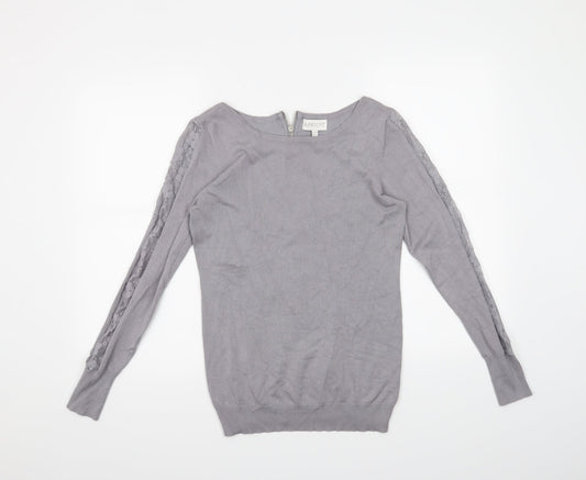 Apricot Womens Grey   Pullover Jumper Size 14