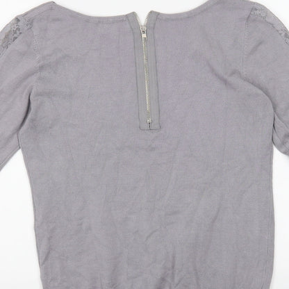 Apricot Womens Grey   Pullover Jumper Size 14