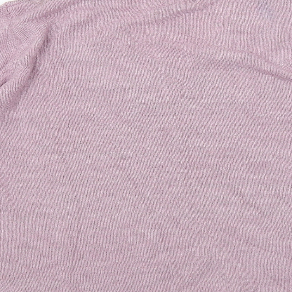 Woman Womens Purple   Pullover Jumper Size 14