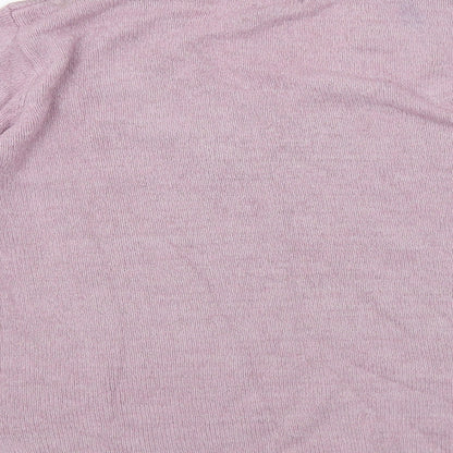 Woman Womens Purple   Pullover Jumper Size 14