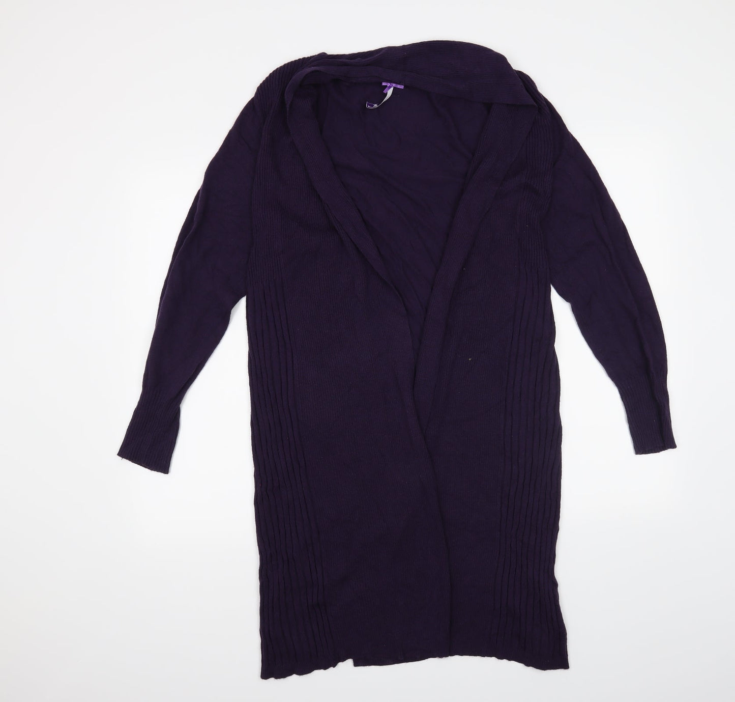 BHS Womens Purple   Cardigan Jumper Size 14