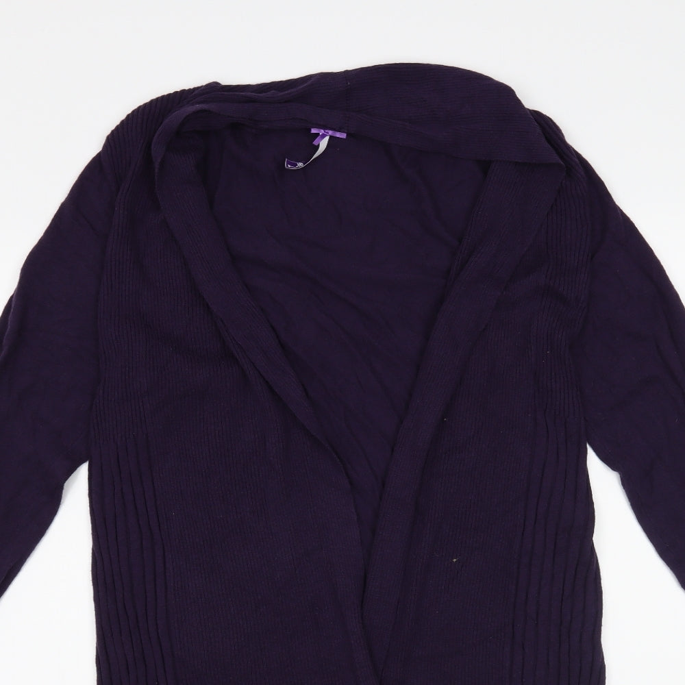 BHS Womens Purple   Cardigan Jumper Size 14