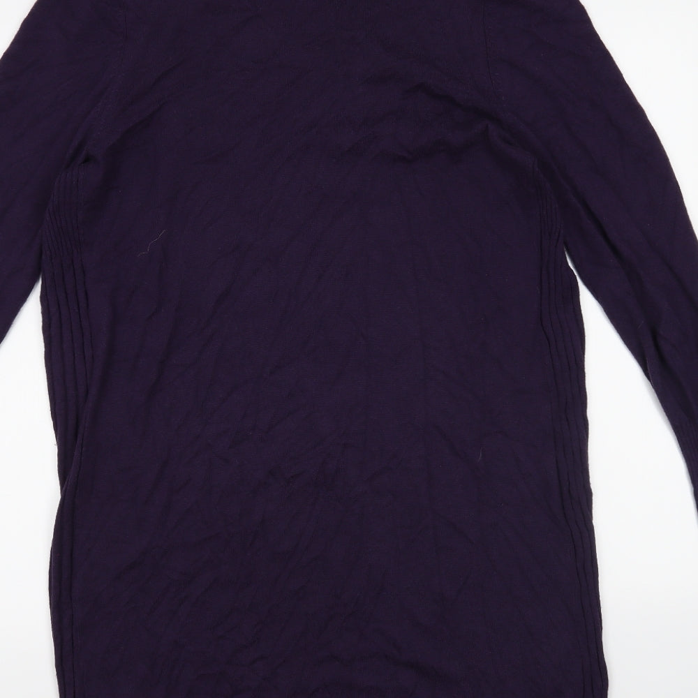 BHS Womens Purple   Cardigan Jumper Size 14