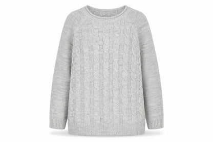 Love Knitwear Womens Grey   Pullover Jumper Size S