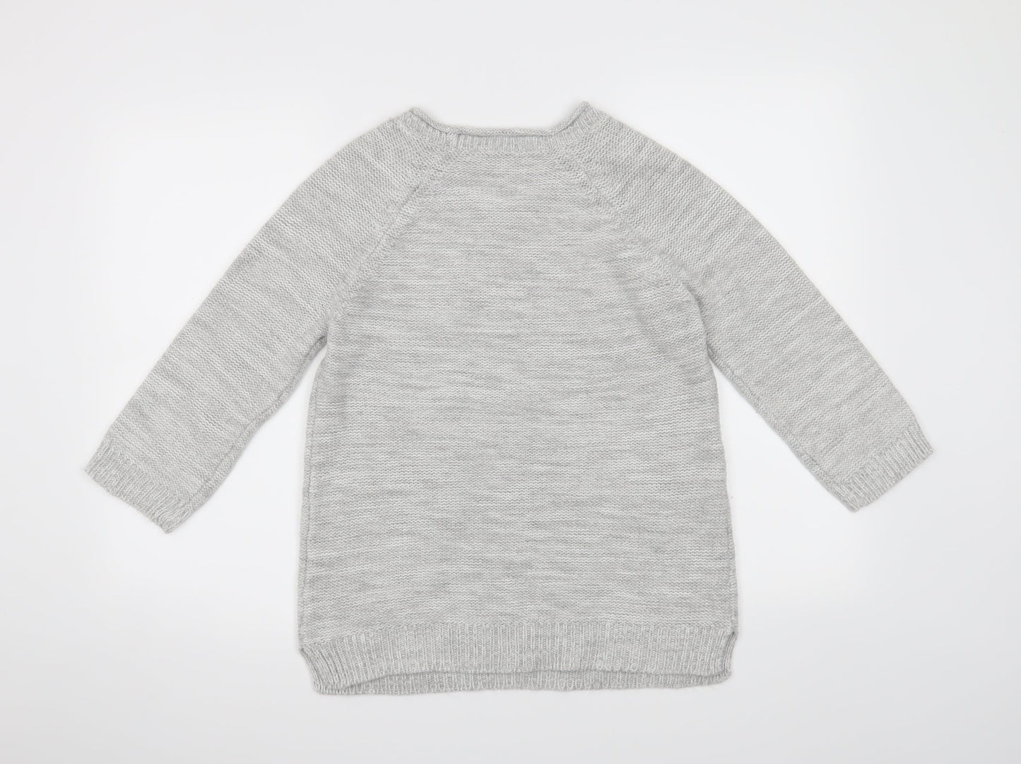 love knitwear Womens Grey   Pullover Jumper Size S