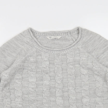 love knitwear Womens Grey   Pullover Jumper Size S