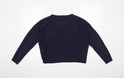 Brave Soul Womens Blue   Pullover Jumper Size S