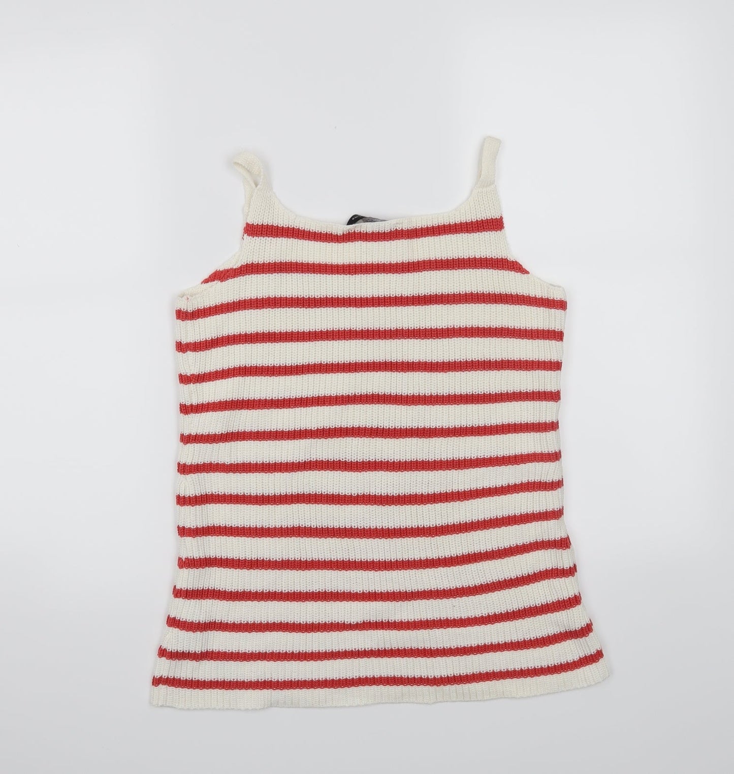 Womens UK Size 10 Dorothy Perkins Red Basic Tank
