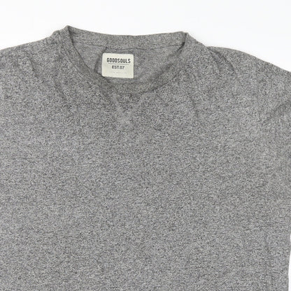 good souls Womens Grey   Basic T-Shirt Size L