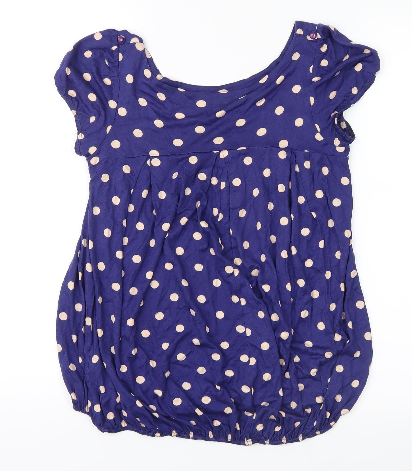 Womens UK Size 8 no brand Blue Basic Blouse