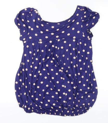 Womens UK Size 8 no brand Blue Basic Blouse