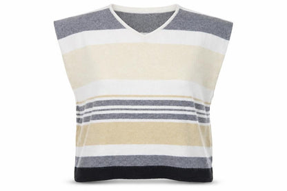 Marks & Spencer Womens Yellow Striped  Pullover Jumper One Size