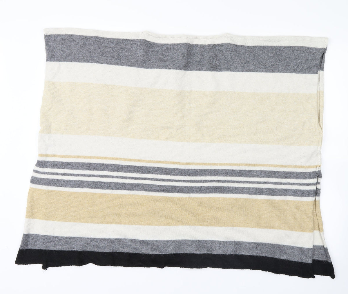 Marks & Spencer Womens Yellow Striped  Pullover Jumper One Size