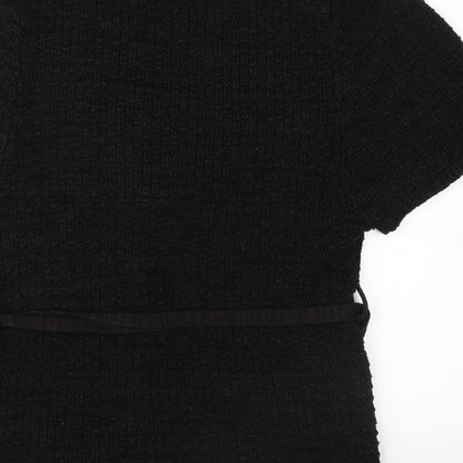 evie Womens Black   Cardigan Jumper Size 14
